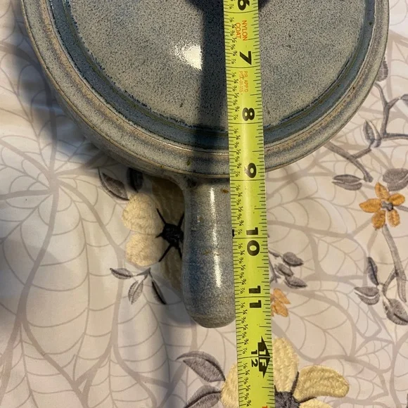 Vintage Lidded Pottery- Handmade Unique Steamer- With Handle